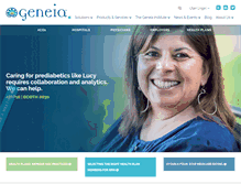Tablet Screenshot of geneia.com
